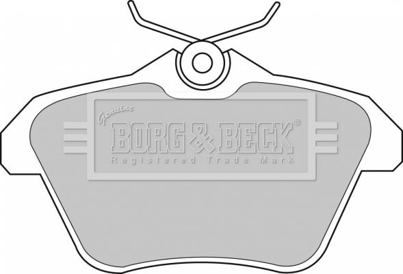 Borg & Beck BBP1699 - Тормозные колодки, дисковые, комплект www.autospares.lv