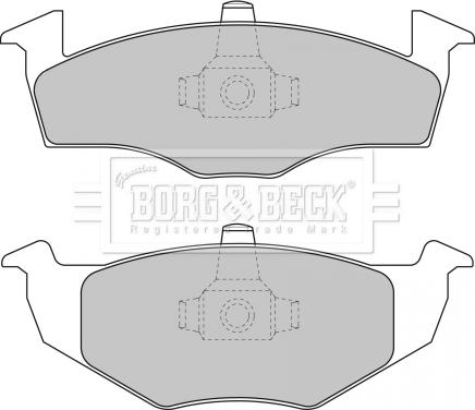 Borg & Beck BBP1691 - Bremžu uzliku kompl., Disku bremzes www.autospares.lv