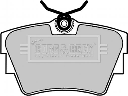 Borg & Beck BBP1693 - Brake Pad Set, disc brake www.autospares.lv