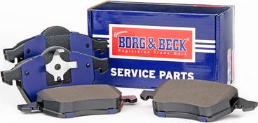 Borg & Beck BBP1645 - Тормозные колодки, дисковые, комплект www.autospares.lv