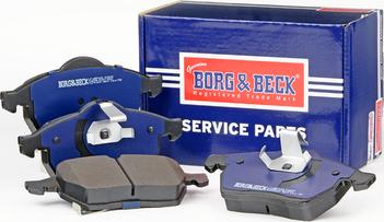 Borg & Beck BBP1643 - Brake Pad Set, disc brake www.autospares.lv