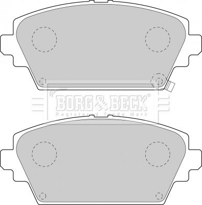 Borg & Beck BBP1652 - Bremžu uzliku kompl., Disku bremzes www.autospares.lv