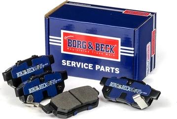 Borg & Beck BBP1657 - Bremžu uzliku kompl., Disku bremzes autospares.lv