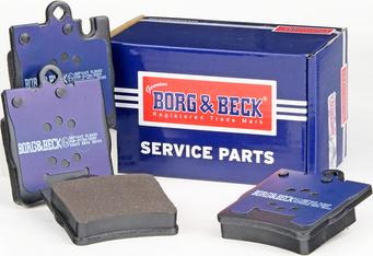 Borg & Beck BBP1665 - Bremžu uzliku kompl., Disku bremzes www.autospares.lv