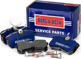 Borg & Beck BBP1603 - Bremžu uzliku kompl., Disku bremzes www.autospares.lv