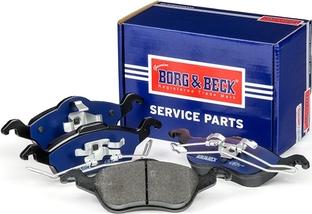 Borg & Beck BBP1602 - Bremžu uzliku kompl., Disku bremzes www.autospares.lv