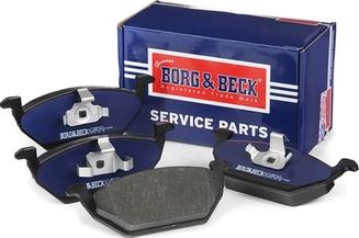 Borg & Beck BBP1619 - Тормозные колодки, дисковые, комплект www.autospares.lv