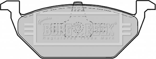 Borg & Beck BBP1619 - Bremžu uzliku kompl., Disku bremzes www.autospares.lv