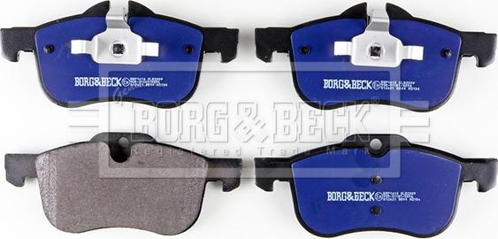 Borg & Beck BBP1614 - Bremžu uzliku kompl., Disku bremzes www.autospares.lv