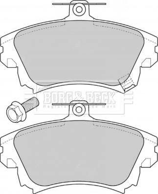 Borg & Beck BBP1639 - Bremžu uzliku kompl., Disku bremzes autospares.lv