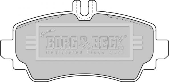 Borg & Beck BBP1634 - Bremžu uzliku kompl., Disku bremzes www.autospares.lv