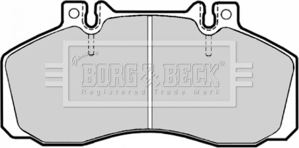 Borg & Beck BBP1636 - Bremžu uzliku kompl., Disku bremzes autospares.lv