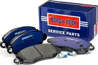 Borg & Beck BBP1626 - Bremžu uzliku kompl., Disku bremzes www.autospares.lv