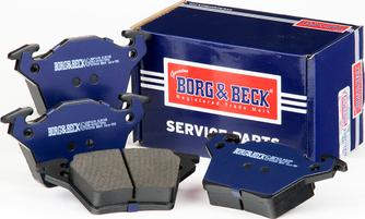 Borg & Beck BBP1670 - Bremžu uzliku kompl., Disku bremzes www.autospares.lv