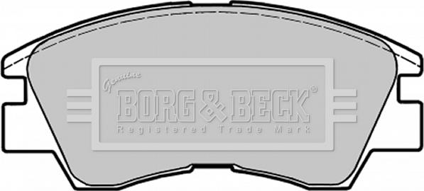 Borg & Beck BBP1671 - Bremžu uzliku kompl., Disku bremzes www.autospares.lv