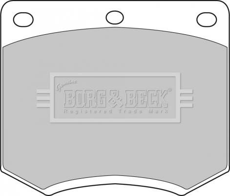 Borg & Beck BBP1095 - Bremžu uzliku kompl., Disku bremzes www.autospares.lv