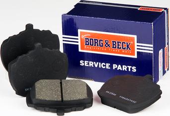 Borg & Beck BBP1098 - Bremžu uzliku kompl., Disku bremzes www.autospares.lv