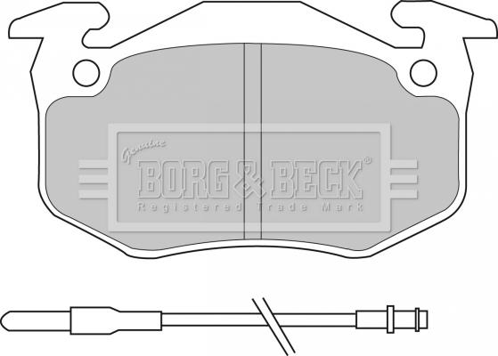 Borg & Beck BBP1097 - Bremžu uzliku kompl., Disku bremzes autospares.lv