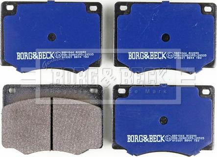 Borg & Beck BBP1044 - Bremžu uzliku kompl., Disku bremzes www.autospares.lv