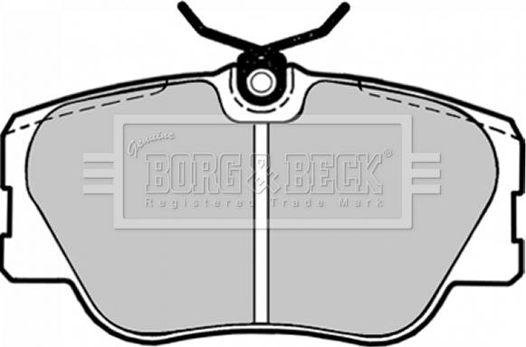 Borg & Beck BBP1042 - Bremžu uzliku kompl., Disku bremzes autospares.lv