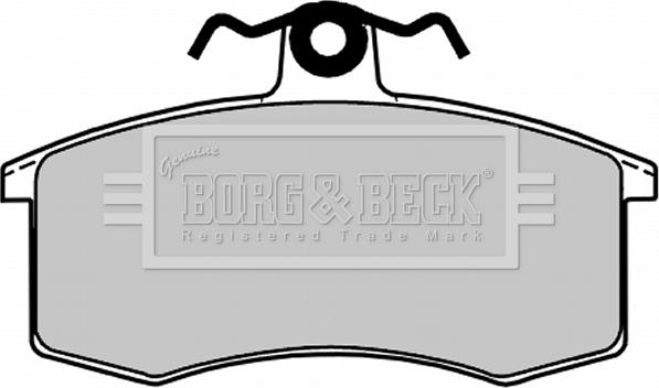 Borg & Beck BBP1053 - Bremžu uzliku kompl., Disku bremzes www.autospares.lv