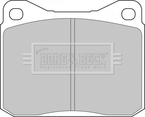 Borg & Beck BBP1057 - Bremžu uzliku kompl., Disku bremzes www.autospares.lv