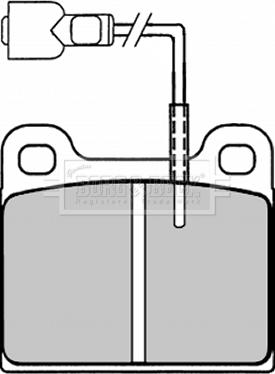 ATE 13.0460-4838.2 - Тормозные колодки, дисковые, комплект www.autospares.lv