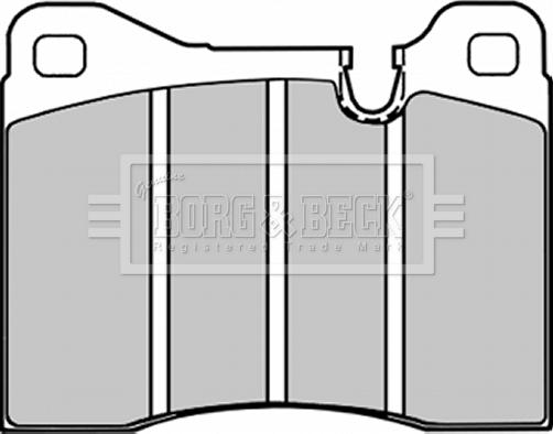 Borg & Beck BBP1013 - Bremžu uzliku kompl., Disku bremzes autospares.lv