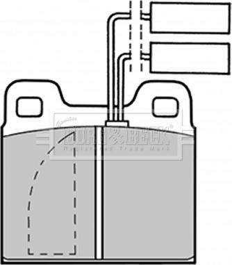 Borg & Beck BBP1012 - Bremžu uzliku kompl., Disku bremzes autospares.lv