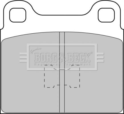 Borg & Beck BBP1085 - Brake Pad Set, disc brake www.autospares.lv