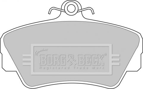 Borg & Beck BBP1081 - Bremžu uzliku kompl., Disku bremzes www.autospares.lv