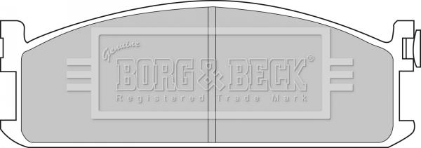 Borg & Beck BBP1075 - Bremžu uzliku kompl., Disku bremzes www.autospares.lv