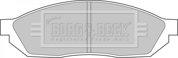 Borg & Beck BBP1071 - Bremžu uzliku kompl., Disku bremzes www.autospares.lv