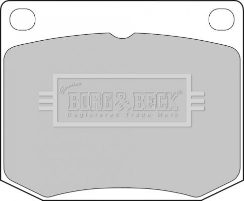 Borg & Beck BBP1072 - Bremžu uzliku kompl., Disku bremzes autospares.lv