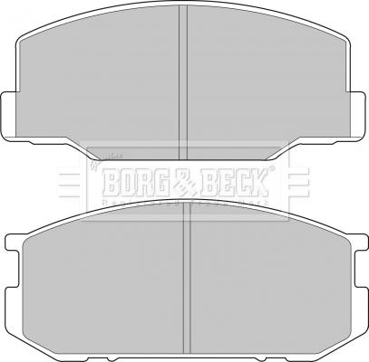 Borg & Beck BBP1196 - Brake Pad Set, disc brake www.autospares.lv