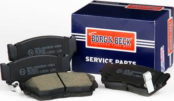 Borg & Beck BBP1197 - Bremžu uzliku kompl., Disku bremzes www.autospares.lv