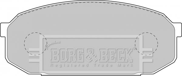 Borg & Beck BBP1144 - Bremžu uzliku kompl., Disku bremzes www.autospares.lv