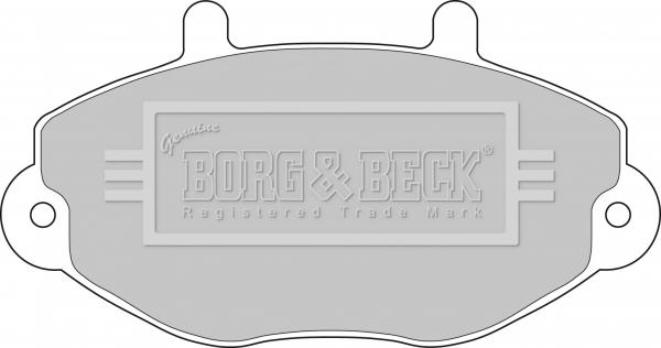 Borg & Beck BBP1108 - Bremžu uzliku kompl., Disku bremzes www.autospares.lv