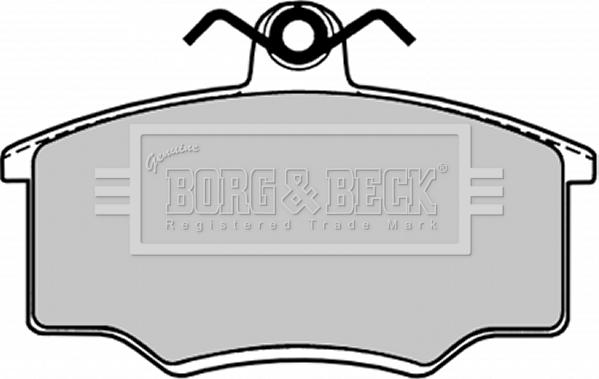 Borg & Beck BBP1103 - Bremžu uzliku kompl., Disku bremzes autospares.lv