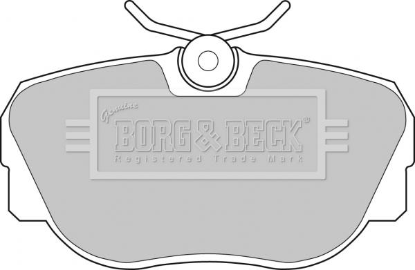 Borg & Beck BBP1119 - Bremžu uzliku kompl., Disku bremzes autospares.lv