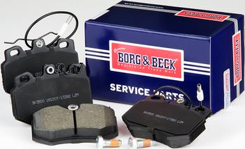 Borg & Beck BBP1111 - Bremžu uzliku kompl., Disku bremzes autospares.lv