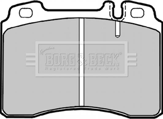 Borg & Beck BBP1181 - Bremžu uzliku kompl., Disku bremzes www.autospares.lv