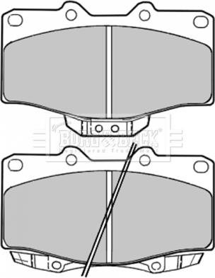 Lucas Electrical GDB3383 - Тормозные колодки, дисковые, комплект www.autospares.lv