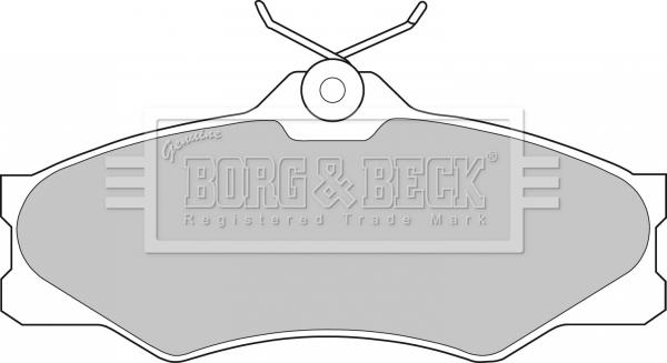 Borg & Beck BBP1175 - Bremžu uzliku kompl., Disku bremzes www.autospares.lv