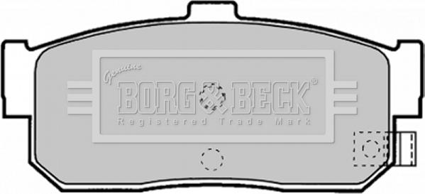 Borg & Beck BBP1895 - Bremžu uzliku kompl., Disku bremzes www.autospares.lv