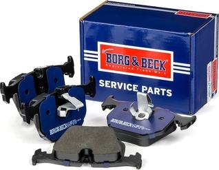 Borg & Beck BBP1844 - Bremžu uzliku kompl., Disku bremzes www.autospares.lv