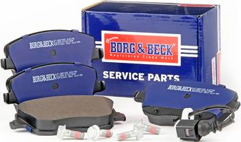 Borg & Beck BBP1855 - Bremžu uzliku kompl., Disku bremzes www.autospares.lv