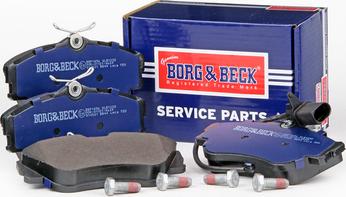 Borg & Beck BBP1856 - Bremžu uzliku kompl., Disku bremzes www.autospares.lv