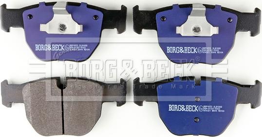 Borg & Beck BBP1853 - Bremžu uzliku kompl., Disku bremzes autospares.lv