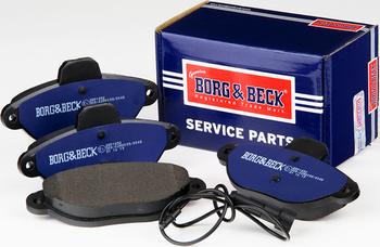 Borg & Beck BBP1852 - Bremžu uzliku kompl., Disku bremzes www.autospares.lv